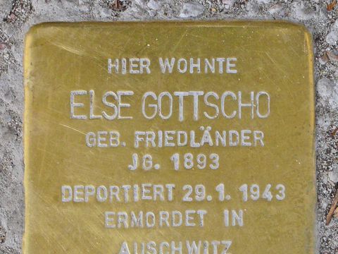 Stolperstein für Else Gottscho