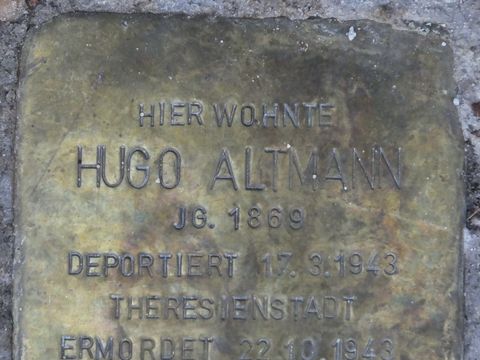 Stolperstein Hugo Altmann