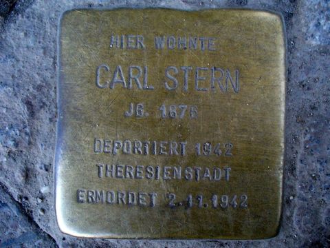 Stolperstein für Carl Stern