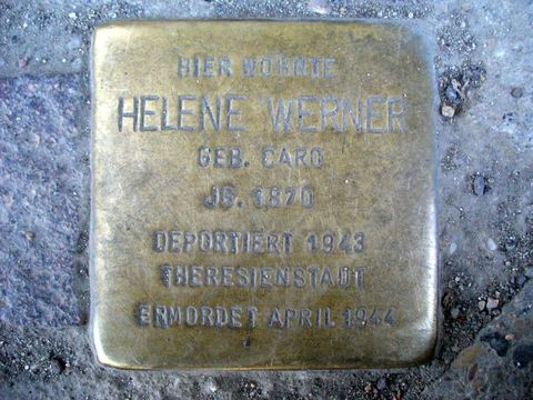 Stolperstein für Helene Werner