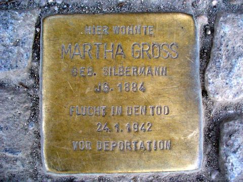 Stolperstein für Martha Gross