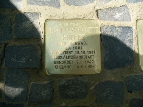 Stolperstein Sophie Margarete Kutner