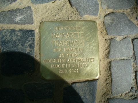 Stolperstein Margarete Trapowski