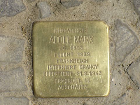 Stolperstein für Adolf Marx