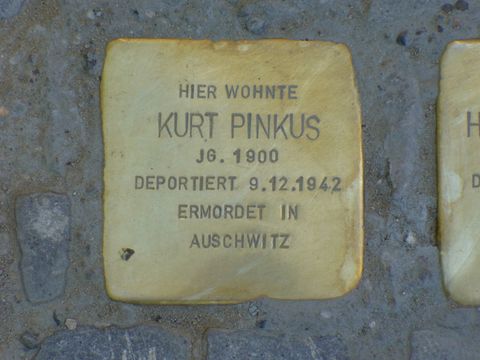 Stolperstein für Kurt Pinkus