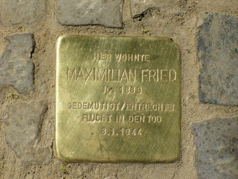 Stolperstein für Maximilian Fried