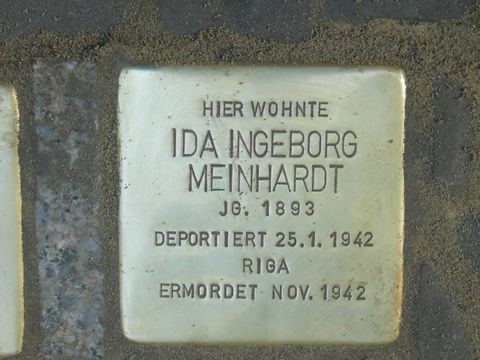 Stolperstein für Ida Ingeborg Meinhardt