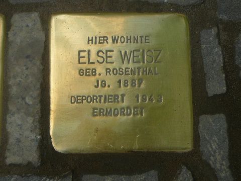 Stolperstein Else Weisz (Bild: Wolfgang Knoll)
