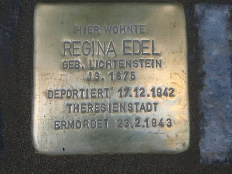 Stolperstein für Regina Edel