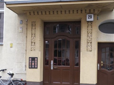 Hauseingang Helmstedter Straße 29, Foto: H.-J. Hupka