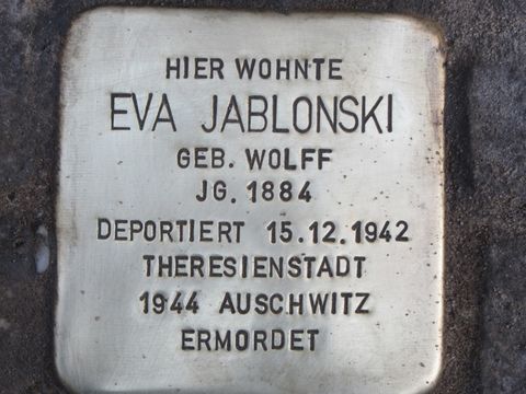 Stolperstein Eva Jablonski