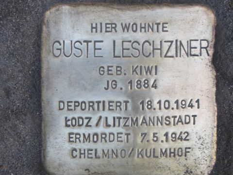 Stolperstein Guste Lechziner