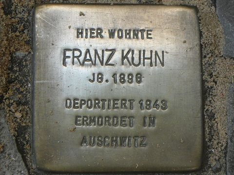 Stolperstein für Franz Kuhn