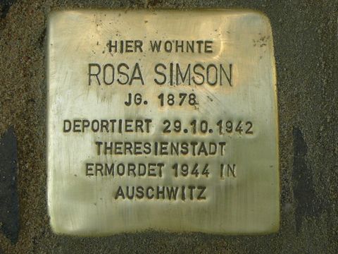 Stolperstein für Rosa Simson