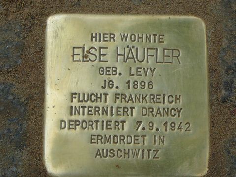 Stolperstein für Else Häufler