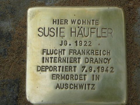 Stolperstein für Susie Häufler