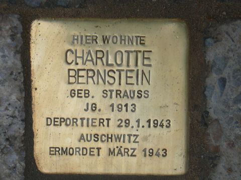 Stolperstein für Charlotte Bernstein