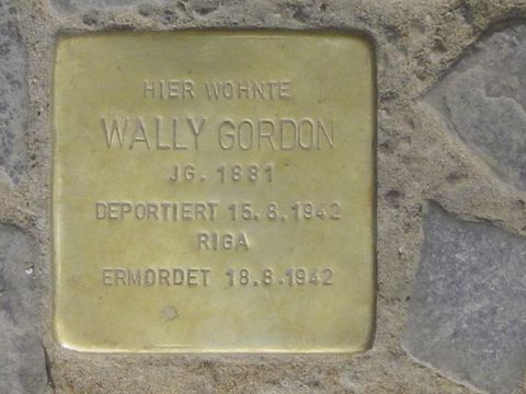 Stolperstein für Wally Gordon