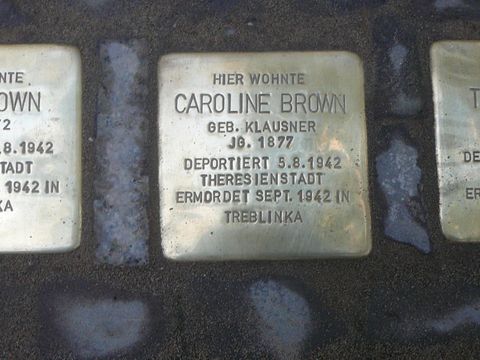 Stolperstein für Caroline Brown
