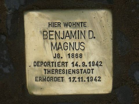 Stolperstein für Benjamin D. Magnus