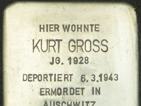 Stolperstein Kurt Gross, 2014