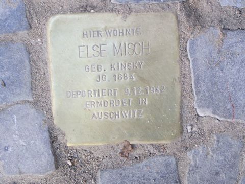 Stolperstein Else Misch