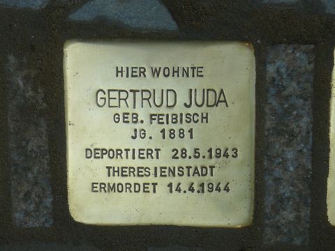 Stolperstein für Gertrud Juda