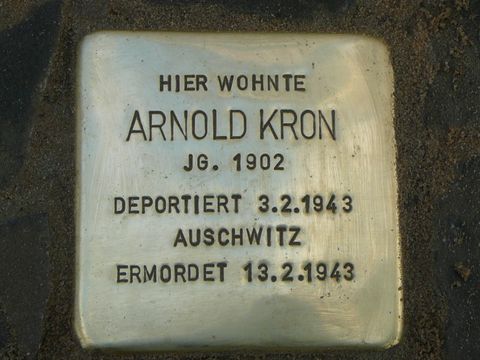 Stolperstein für Arnold Kron