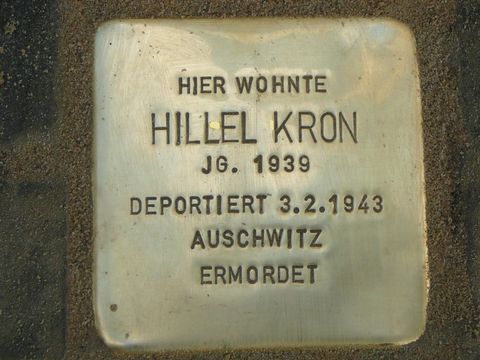 Stolperstein für Hillel Kron