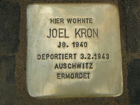 Stolperstein für Joel Kron