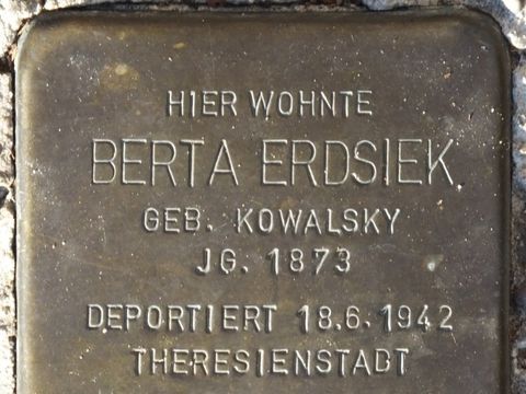 Stolperstein Berta Erdsiek