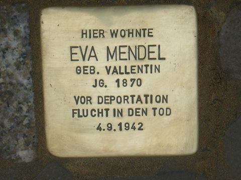 Stolperstein für Eva Mendel