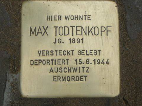 Stolperstein für Max Todtenkopf