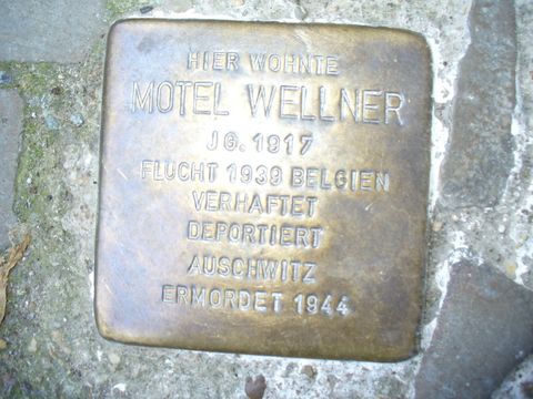 Stolperstein für Motel Wellner