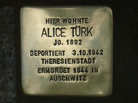 Stolperstein für Alice Türk