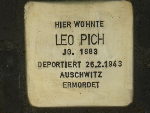 Stolperstein für Leo Pich