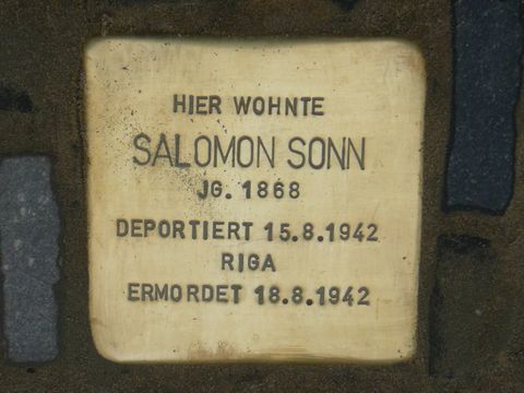 Stolperstein für Salomon Sonn