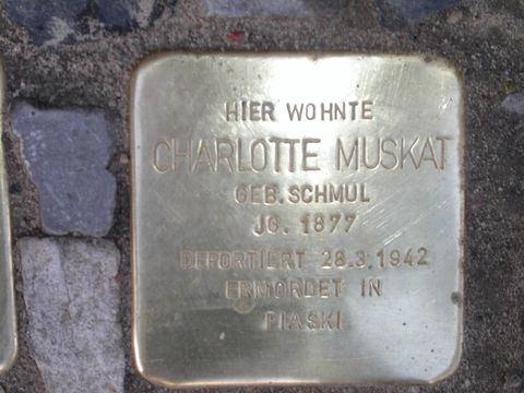Stolperstein Charlotte Muskat