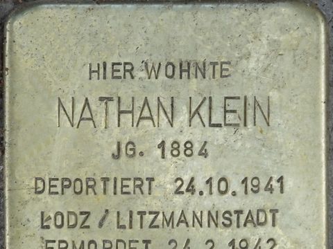 Stolperstein Nathan Klein
