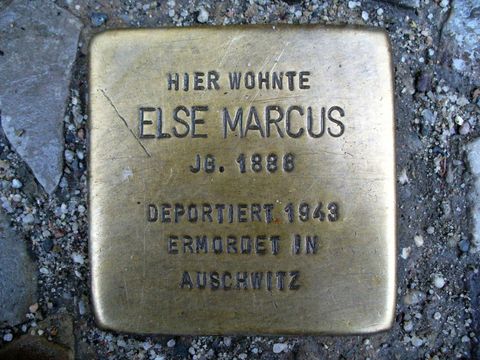 Stolperstein für Else Marcus