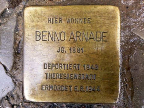 Stolperstein für Benno Arnade
