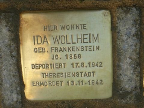 Stolperstein Ida Wollheim (Bild: Stolpersteine-Initiative CW, W. Knoll)