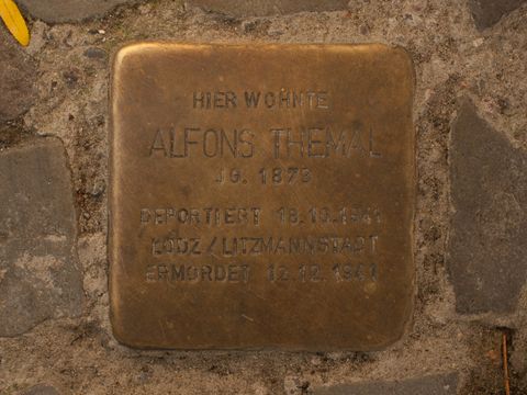 Stolperstein Alfons Themal