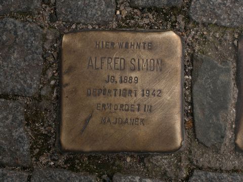 Stolperstein Alfred Simon