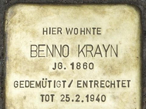 Stolperstein Benno Krayn