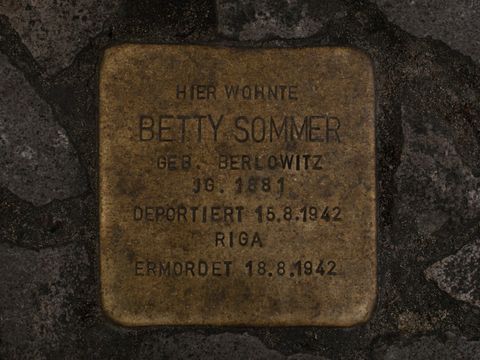 Stolperstein Betty Sommer