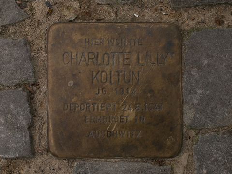 Stolperstein Charlotte Lilly Koltun