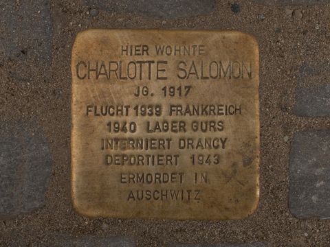 Stolperstein Charlotte Salomon, 25.08.2012