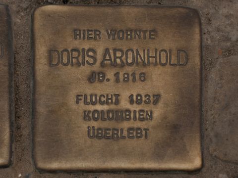 Stolperstein Doris Aronhold, 25.03.2012