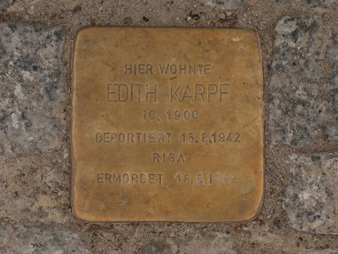 Stolperstein Edith Karpf